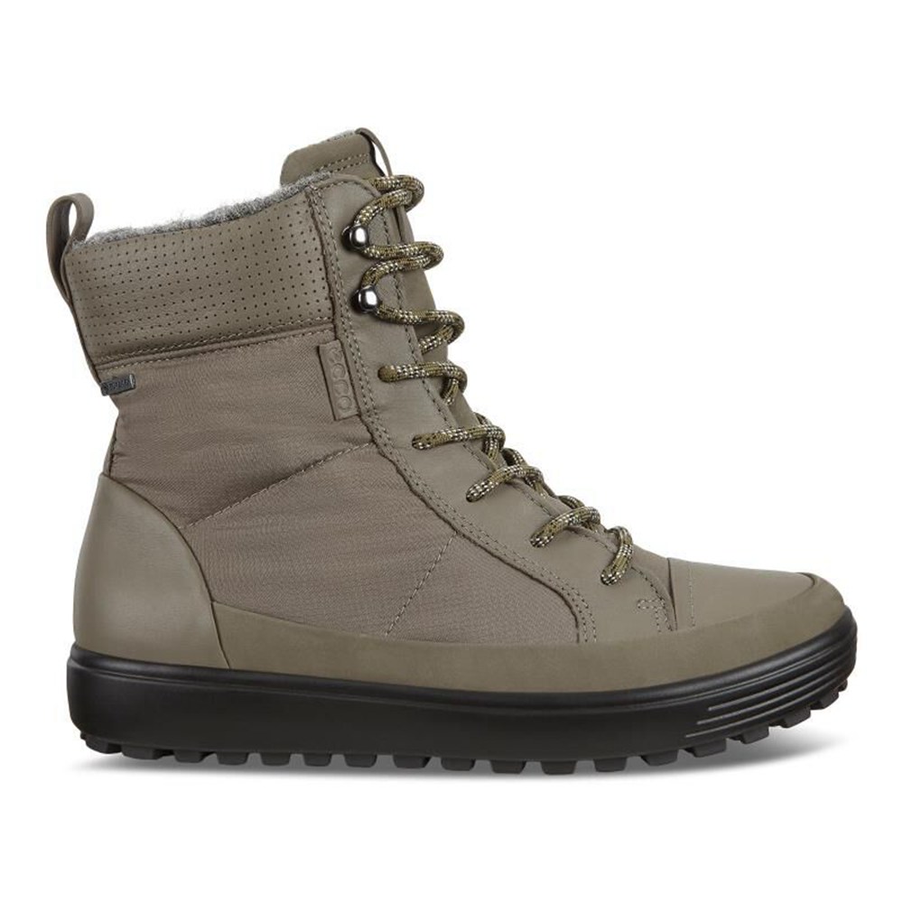 Womens Boots - ECCO Soft 7 Tred - Dark Grey - 6471CYQWJ